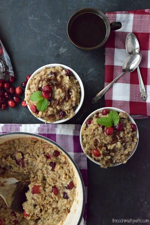 Cranberry Date Oatmeal