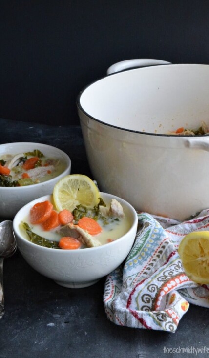 Lemon Chicken & Kale Soup