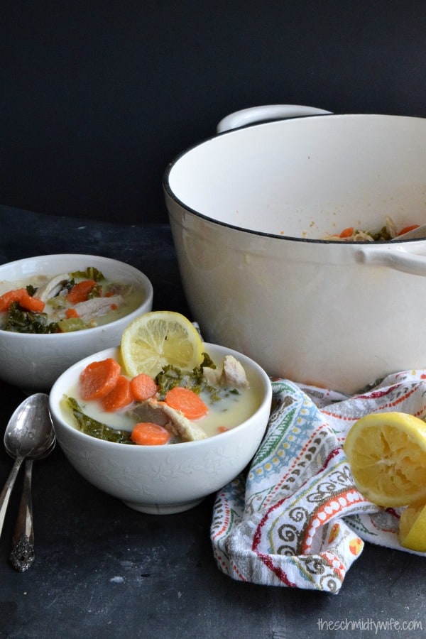 Lemon Chicken & Kale Soup