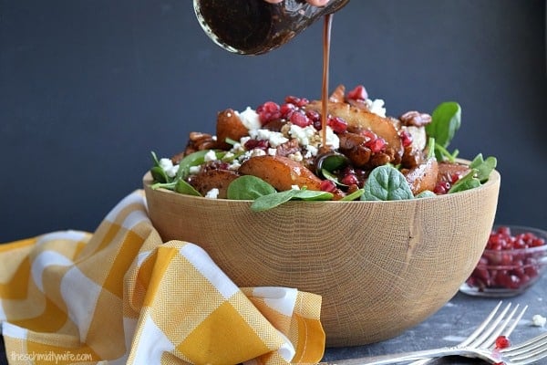 Roasted Pear & Pecan Salad