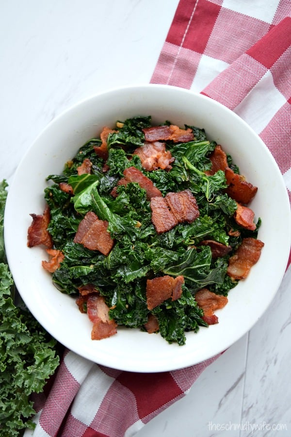 Sauteed Kale with Bacon