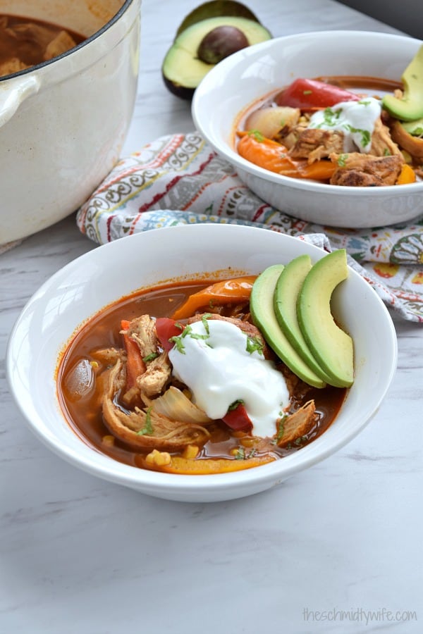 Chicken Fajita Soup