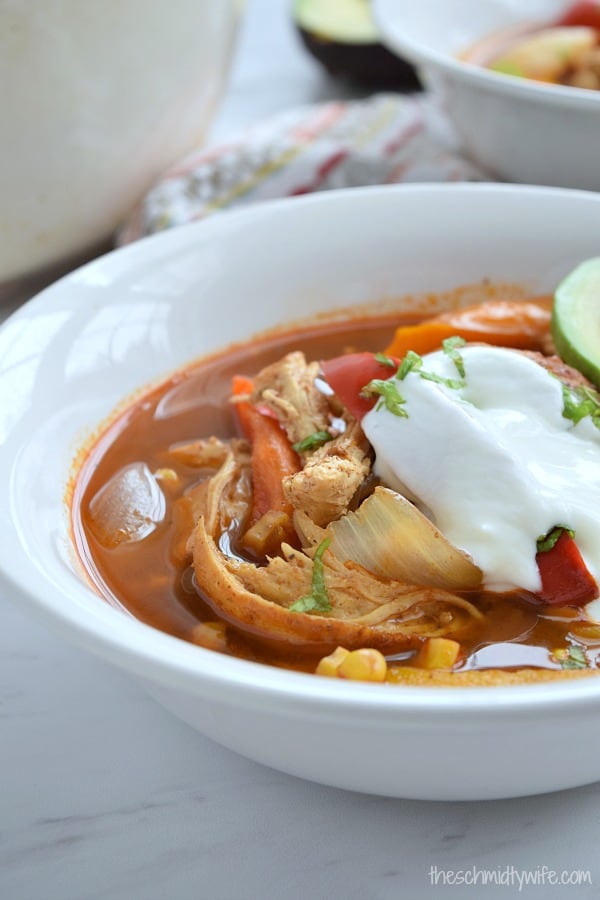 Chicken Fajita Soup