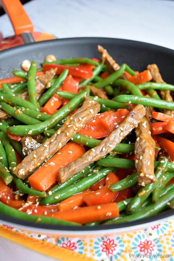 Orange Ginger Beef Stir Fry