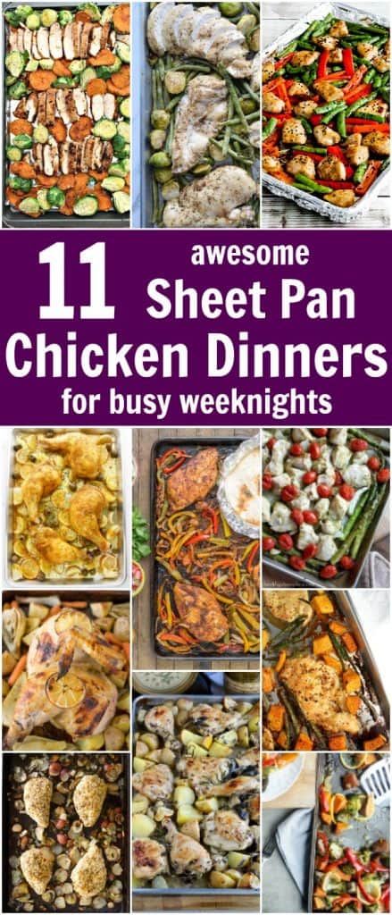 Sheet Pan Chicken Dinners Roundup
