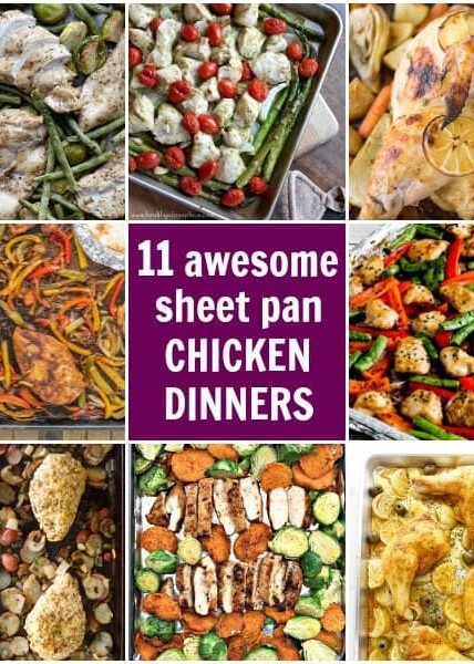 Sheet Pan Chicken Dinners Roundup