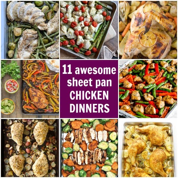 Sheet Pan Chicken Dinners Roundup