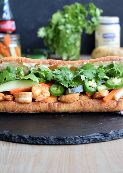Shrimp Banh Mi Sandwich