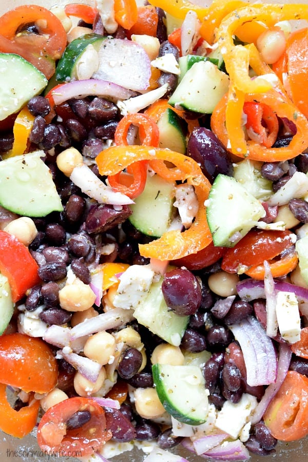 Two Bean Mediterranean Salad