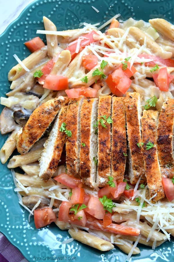 Healthier Cajun Chicken Pasta