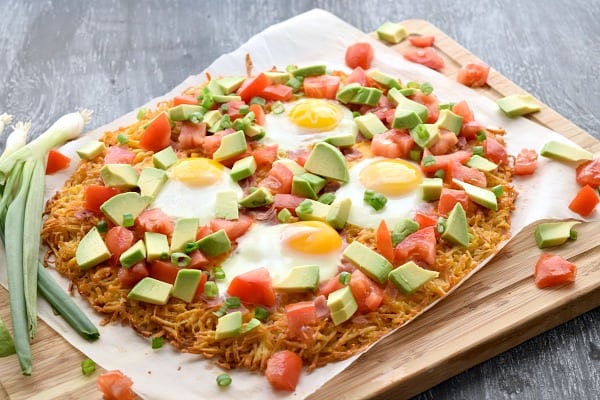 California Hashbrown Breakfast Pizza