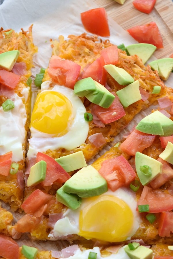 California Hashbrown Breakfast Pizza