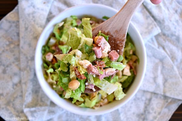 Marinated Chickpea Chopped Salad