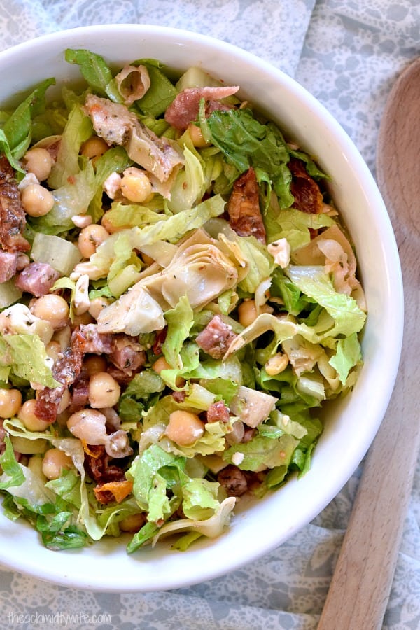 Marinated Chickpea Chopped Salad