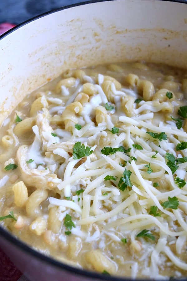White Chicken Chili Mac
