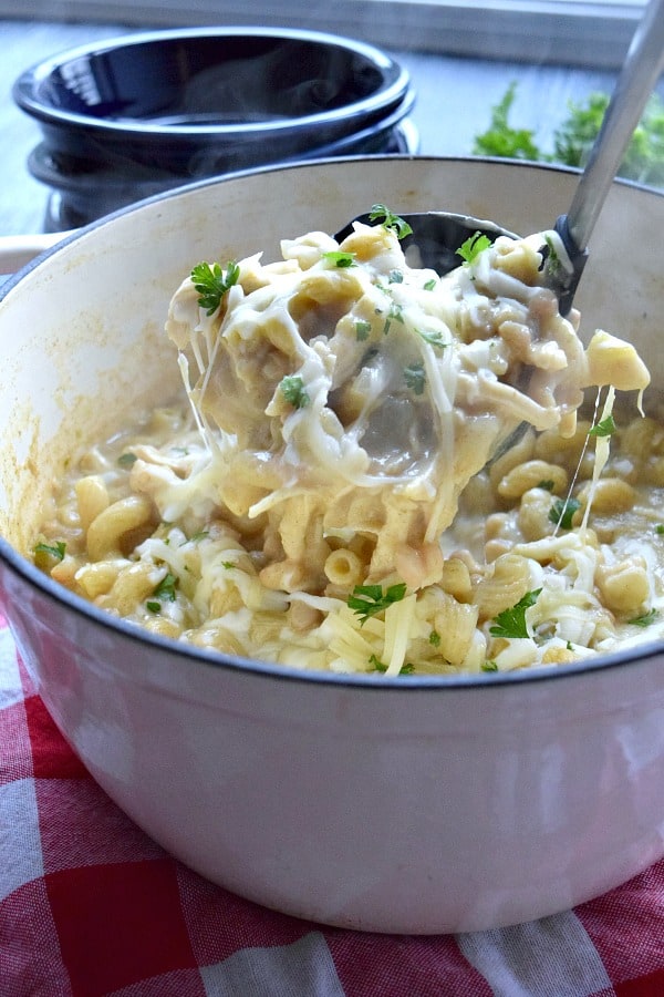 White Chicken Chili Mac