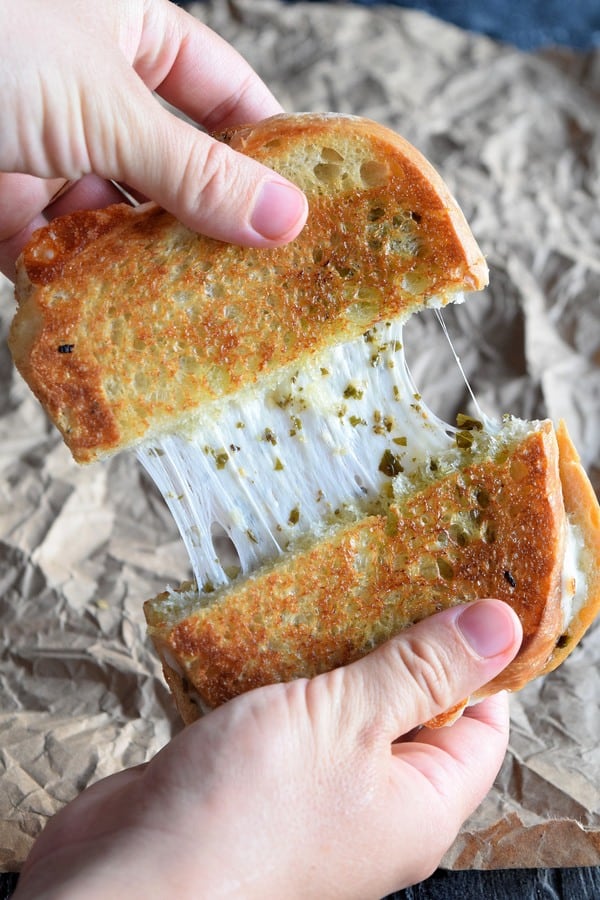 Pesto Grilled Cheese