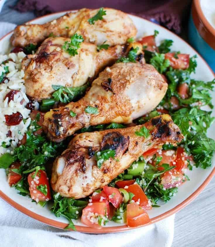 Mediterranean Chicken with Basmati RIce