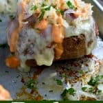 Reuben Stuffed Baked Potatoes - A delicious twist on the sandwich in potato form