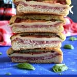 Italian Pressed Picnic Sandwich - delicious pressed sandwiches perfect for a sunny day outing