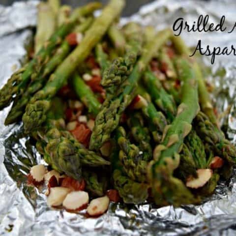 Grilled Almond Asparagus 