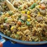 Quick and Easy Pork Fried Rice - Is a no prep meal ready to eat in 30 minutes