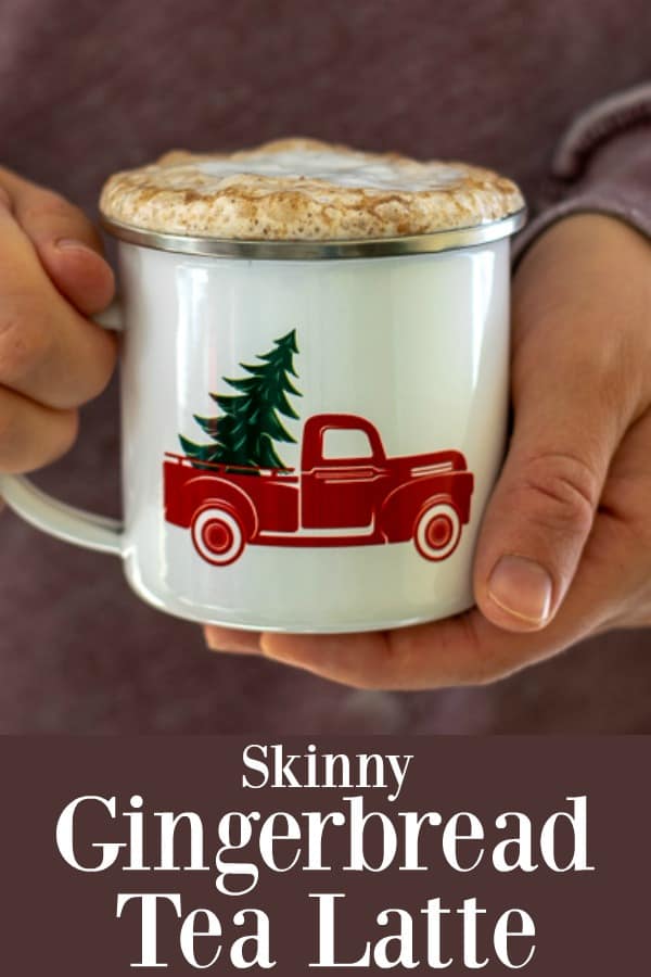 Skinny Gingerbread Tea Latte - low in calories high in flavor