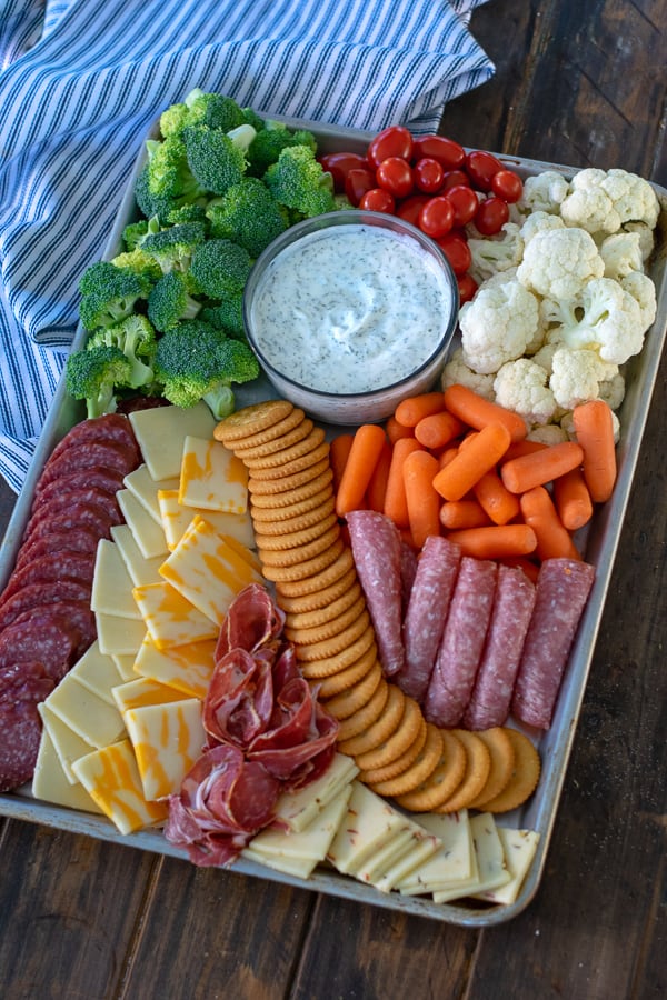 a snack platter perfect for a large group