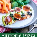 Supreme Pizza Chicken Bake Recipe Low Carb - no one is going to miss the crust once you serve them this easy and tasty pizza chicken bake