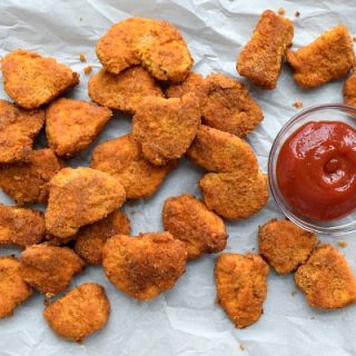 Healthier Baked Chicken Nuggets {Gluten Free}