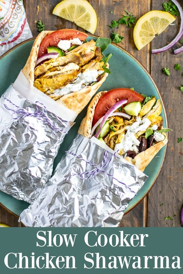 Chicken Shawarma in the Slow Cooker a perfect weeknight meal | Slow Cooker Chicken Shawarma | Easy Chicken Shawarma Slow Cooker | Slow Cooker Chicken Shawarma Recipe | Chicken Shawarma in Slow Cooker | Slow Cooker Yogurt Chicken Shawarma