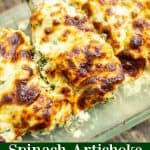 Family Friendly Healthy Spinach Artichoke Chicken Bake, perfect for a weeknight meal | Spinach Artichoke Chicken Bake | Spinach Artichoke Chicken Casserole | Spinach and Artichoke Chicken Bake | Spinach Artichoke Chicken | Spinach Artichoke Dip Chicken Bake | Spinach Artichoke Chicken Recipe