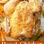 Roasted Whole Chicken with vegetables for a classic Sunday supper - roast chicken with vegetables | roast chicken and vegetables | roasted chicken with vegetables | roast chicken with vegetables in same pan | roast chicken over vegetables | how to roast chicken with vegetables | roast chicken on vegetables | roast chicken on vegetable bed | easy roast chicken and vegetables | easy roast chicken and vegetables recipe