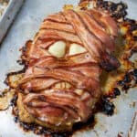 creepy and scary mummy meatloaf for a halloween food idea