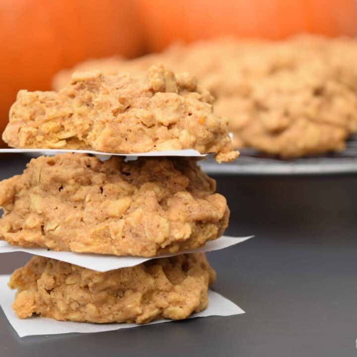 Gluten Free Pumpkin Oatmeal Cookies