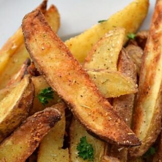 Parmesan Rosemary Baked Potato Wedges