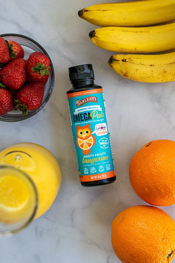 ingredients needed to make orange juice mocktails