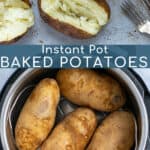 how to make baked potatoes in the pressure cooker